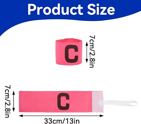 Cyrank 10PCS Elastic Soccer Captain Armband, Captain Arm Bands for Soccer Adjustable Leader Armband Unisex Football Arm Band for Adult & Youth Team Sports, Rugby, Basketball, Volleyball - Image 3