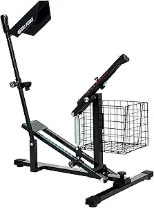 Franklin Sports Total Pitcher Baseball + Softball Training Aid - Pitching Machine + Ball Launcher for Batting + Fielding Practice - Spring Loaded Portable Pitching Machine for Backyard + Batting Cage