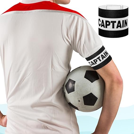 Captain Armbands for Soccer Training, 8x31 Cm/3.15x12 Inch Black Elastic Soccer Captain Armband Adjustable Leader Armbands Team Sport Arm Band Football Rugby Basketball Player Band for Adult - Image 3