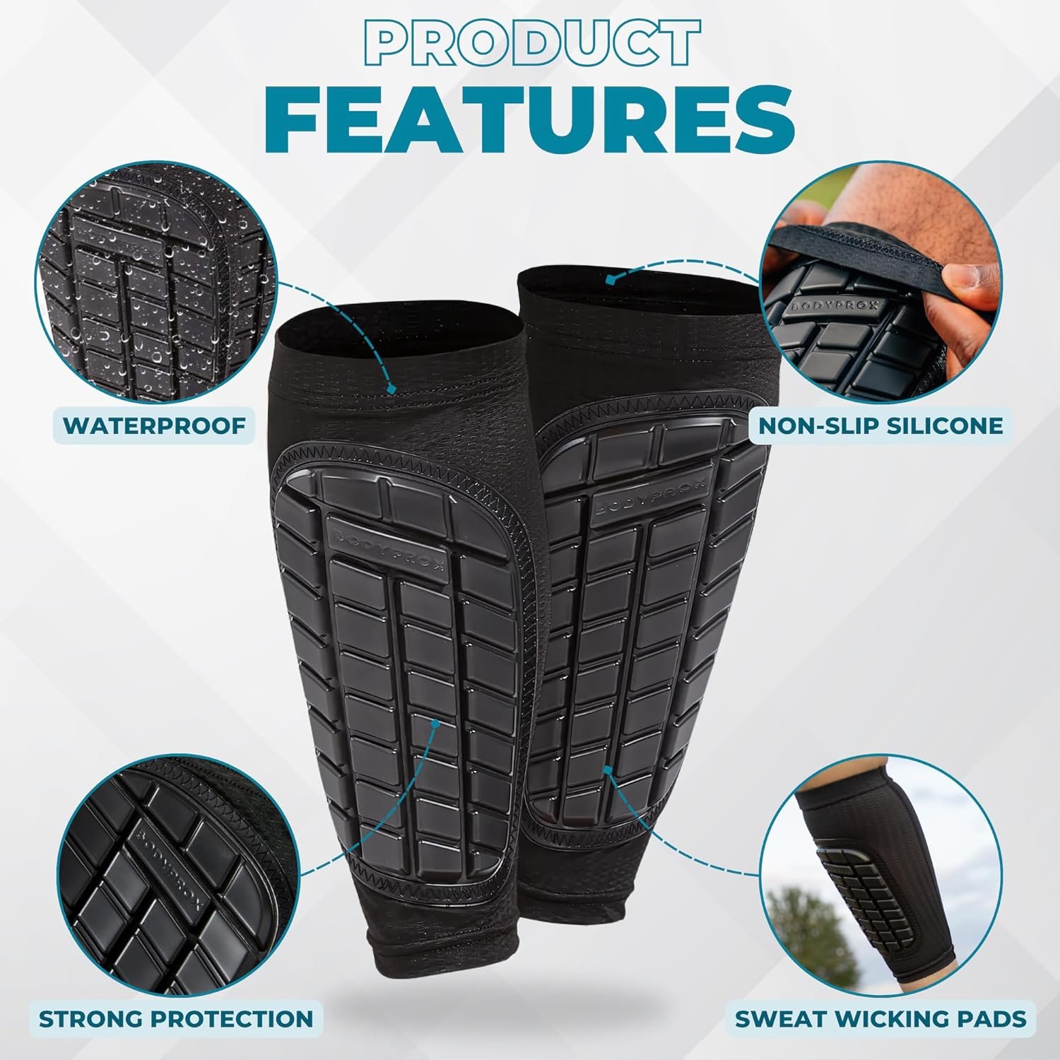 Soccer Shin Guards Sleeves for Men, Women and Youth - Image 6