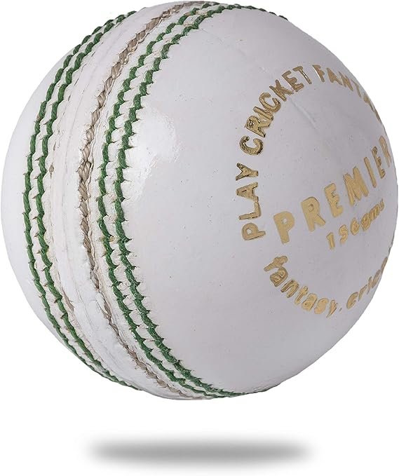 Premier Cricket Ball for Cricket Bat | 5.5oz Leather Ball Designed for Cricket Net | White Ball for Sport Outdoor | Multiple Set Options for Men Cricket Game - Image 3
