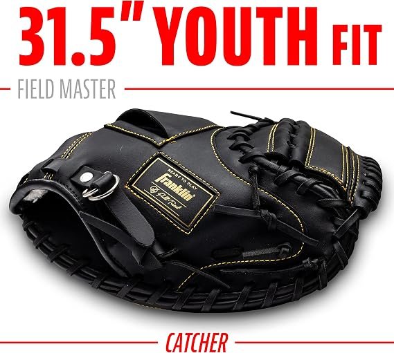 Franklin Sports Field Master Baseball + Softball Glove - Field Master Adult + Youth Baseball + Softball Mitt - Men's + Women's Gloves - Right Hand Throw - Image 4
