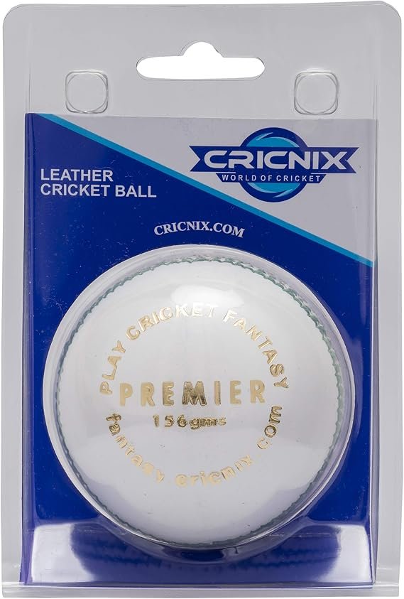 Premier Cricket Ball for Cricket Bat | 5.5oz Leather Ball Designed for Cricket Net | White Ball for Sport Outdoor | Multiple Set Options for Men Cricket Game - Image 5