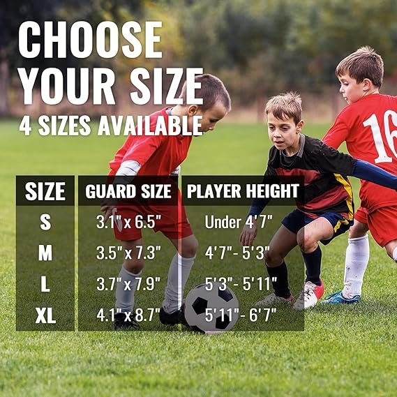 Northdeer Soccer Shin Guards for Kids Adults. Sleeves with Optimized Insert Pocket - Protective Soccer for Boys Girls Men - Image 6