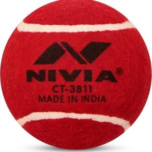 Nivia Heavy Tennis Ball Cricket Ball (Pack of 12)